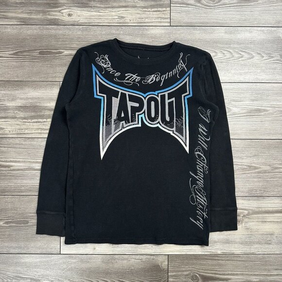 Crazy Vintage Y2K Tapout Longsleeve Grunge - Picture 1 of 3